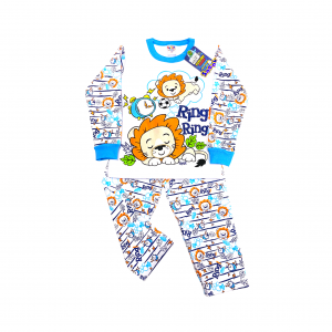 PIJAMA DE FRANELA LEÓN RING T2-8